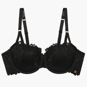 Savage X Fenty Not Sorry Lightly Lined Lace Balconette Bra 40C